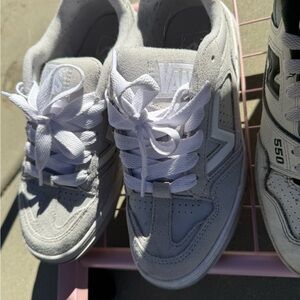 Vans Kids Light Gray Sneakers 7.5